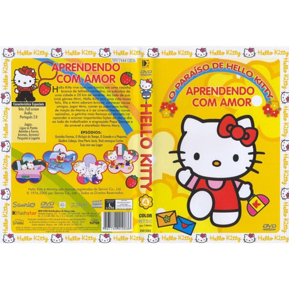 DVD Hillo Kitty A Prendendo com amor- FlashStar