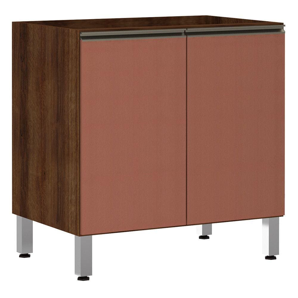 Balcão de Cozinha sem Tampo 80cm 2 Portas Jade Luciane Móveis