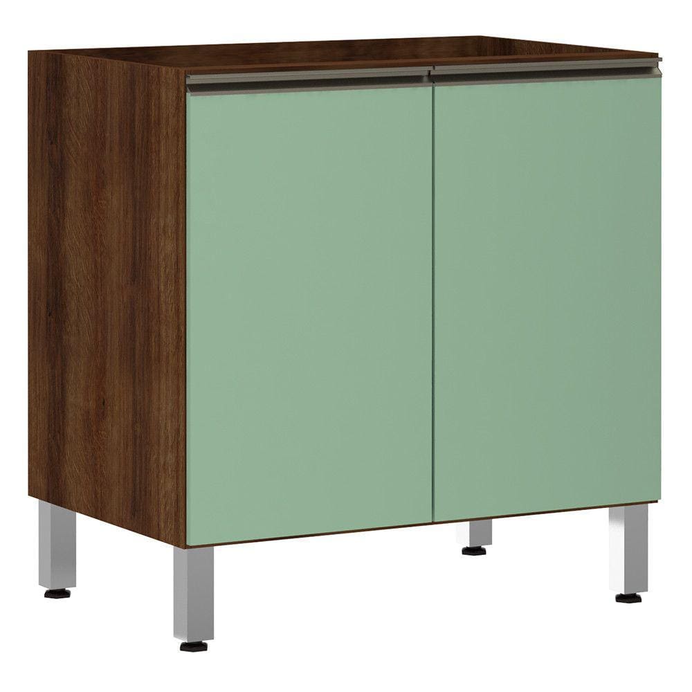 Balcão de Cozinha sem Tampo 80cm 2 Portas Jade Luciane Móveis