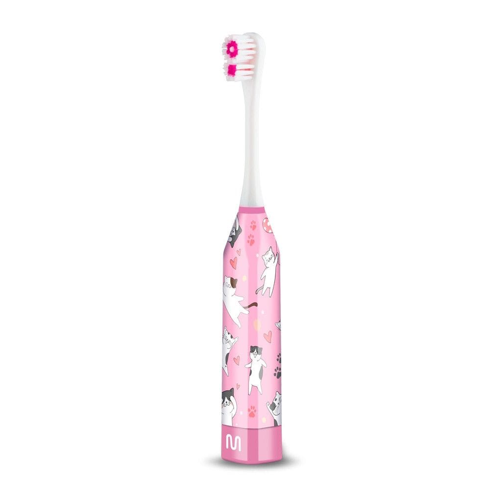 Escova Dental Elétrica Infantil Kids Health Pro Gatinho Multi Saúde - HC155