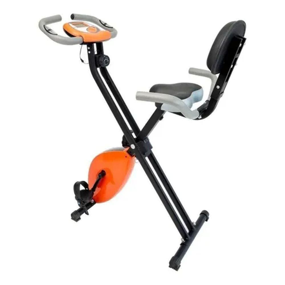 Bicicleta Ergometrica Dobravel - Laranja E Preto