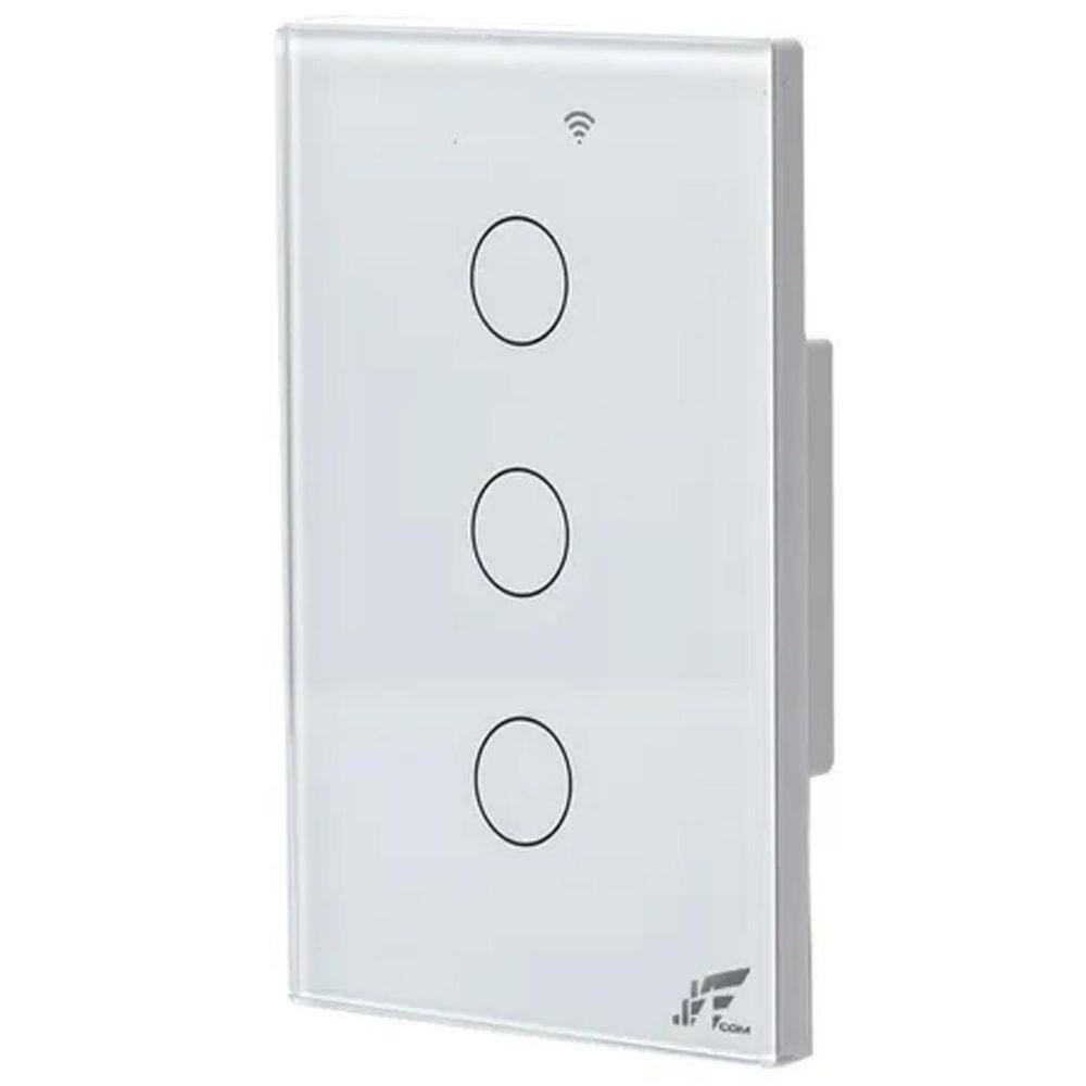 Interruptor Inteligente Wifi 3 Botão-Touch Smartonoff Parede