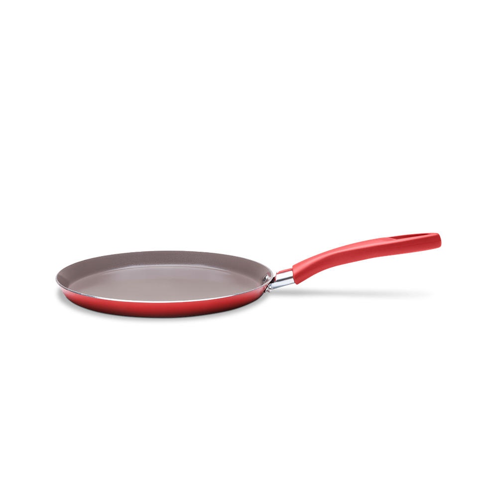 Tapioqueira E Panquequeira Ceramic Life Brinox Easy Ø 22 cm Vermelho