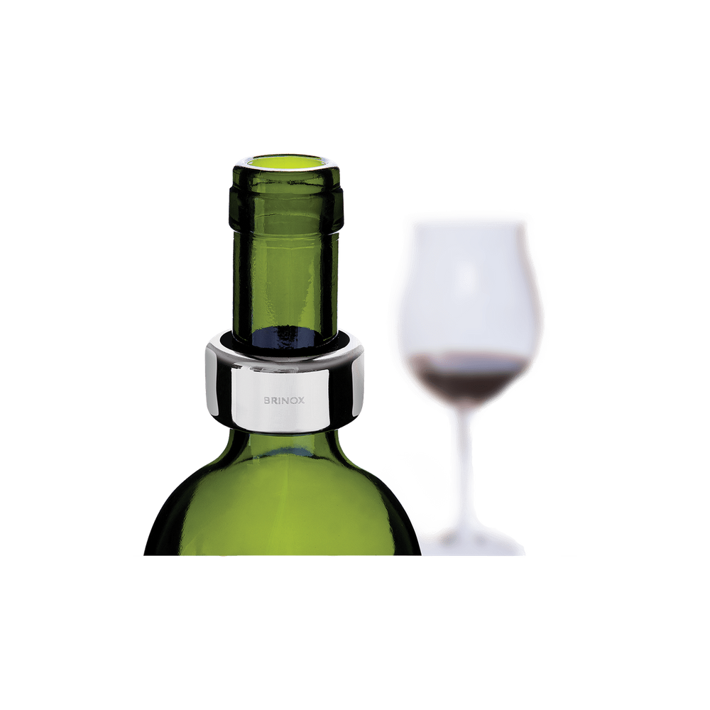 Anel Para Garrafa De Vinho Brinox Aço Inox