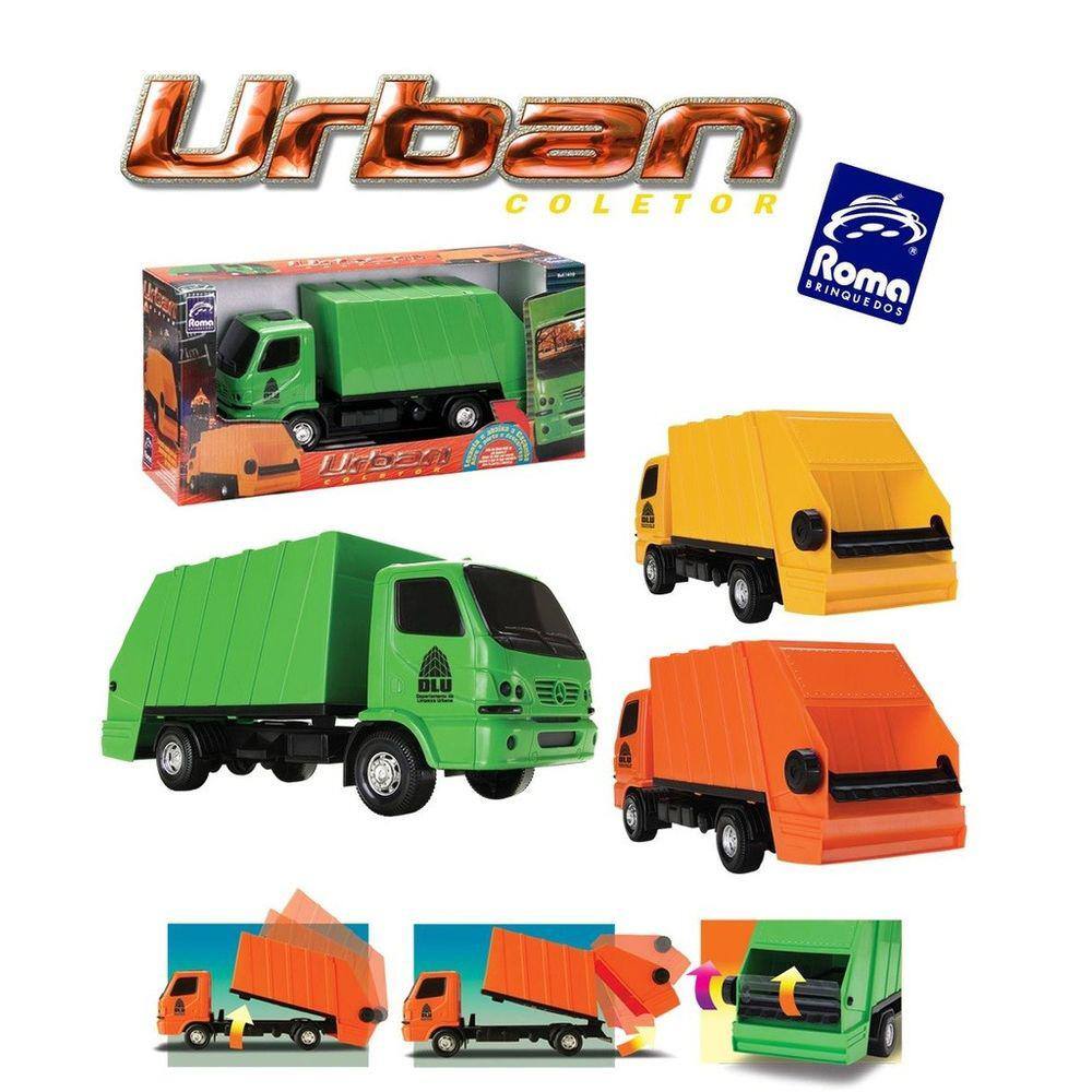 Caminhão Urban Coletor De Lixo 1410 - Roma Brinquedos