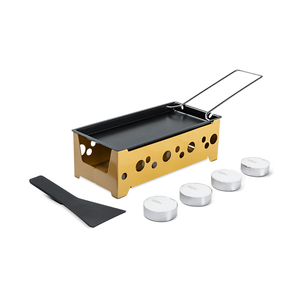 Conjunto Raclette Brinox 7 Peças Amarelo