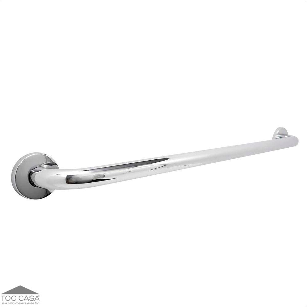Barra De Apoio Tubular Em Inox Polido Diâmetro 1.1/4 De 45cm