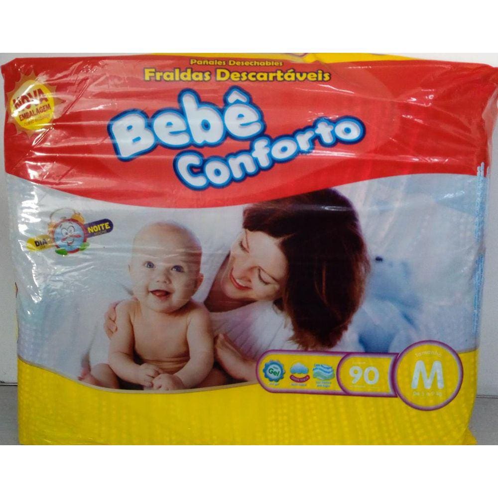 Fralda Infantil Bebe Conforto Mega M C/90