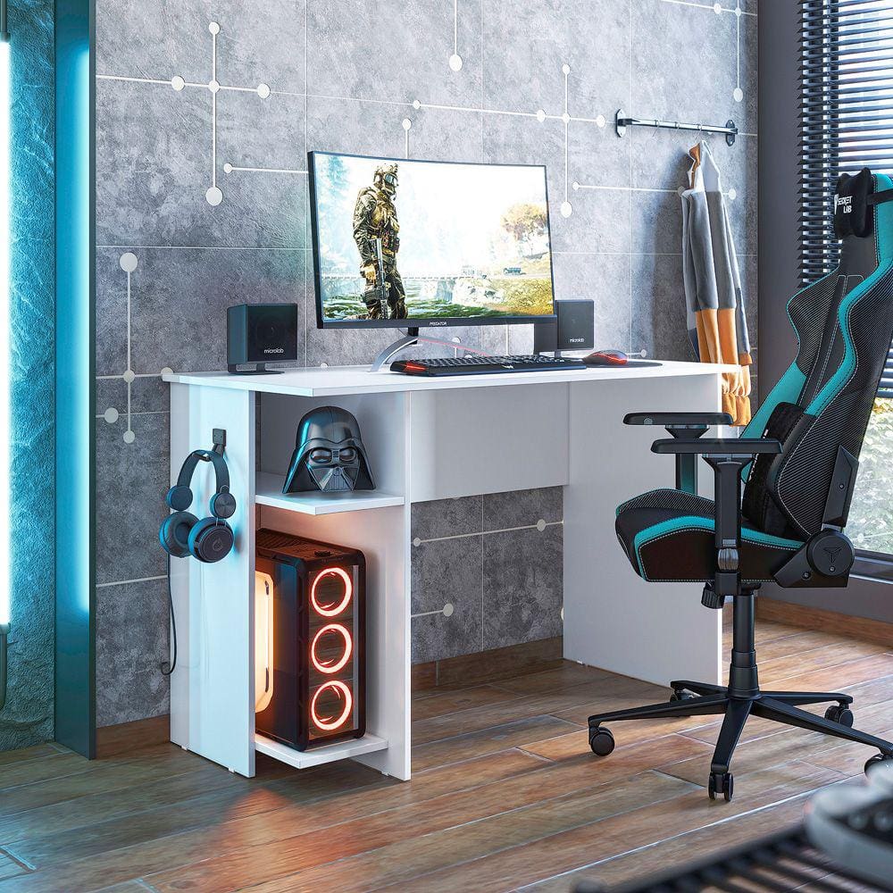 Mesa Gamer 3875 Qmovi Branco