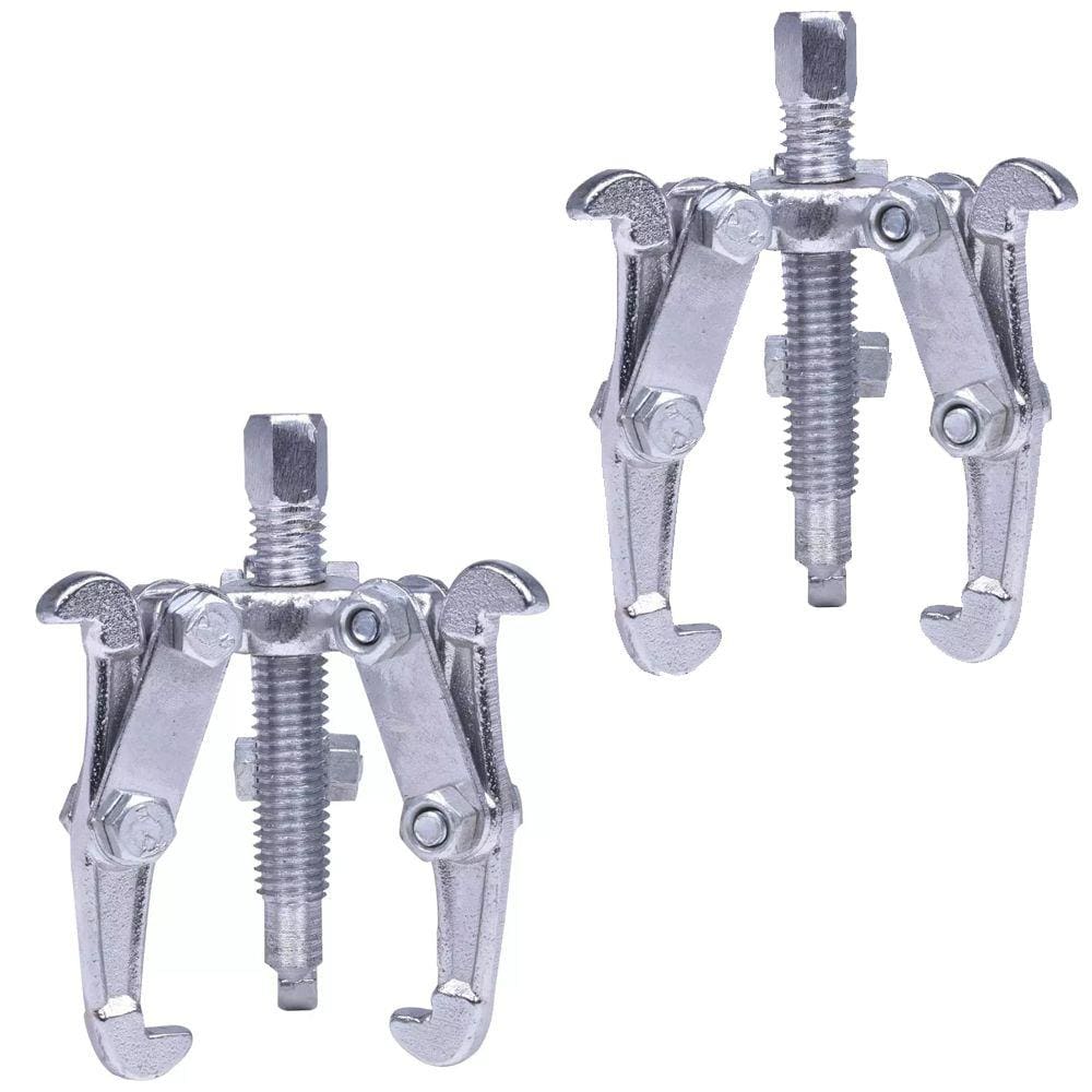 Kit 2 Saca Polia Extrator Manual 3 Polegadas 3 Garras - Starfer