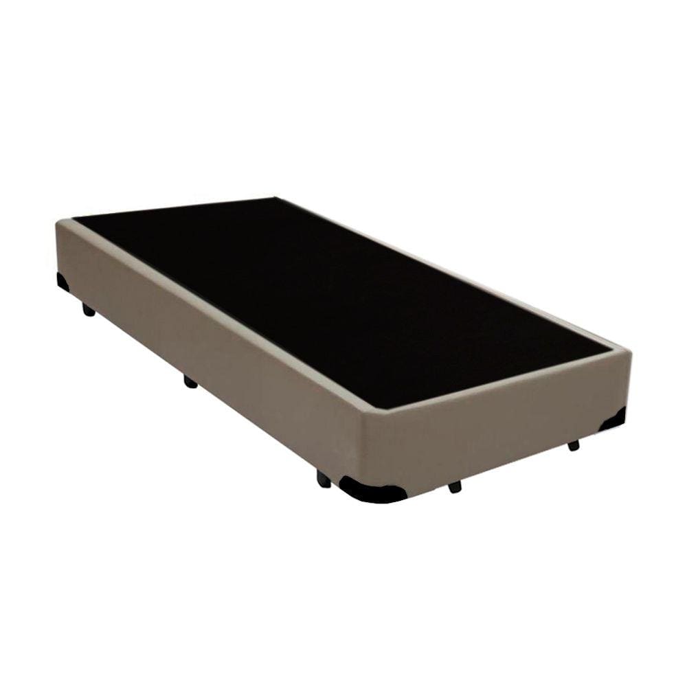 Cama Box Solteirão NK Camas Sintético Bege 40x96x203