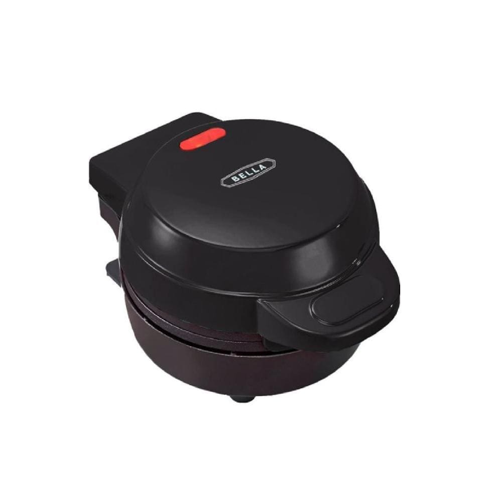 Bella Máquina de Waffle Redonda Clássica - Preto