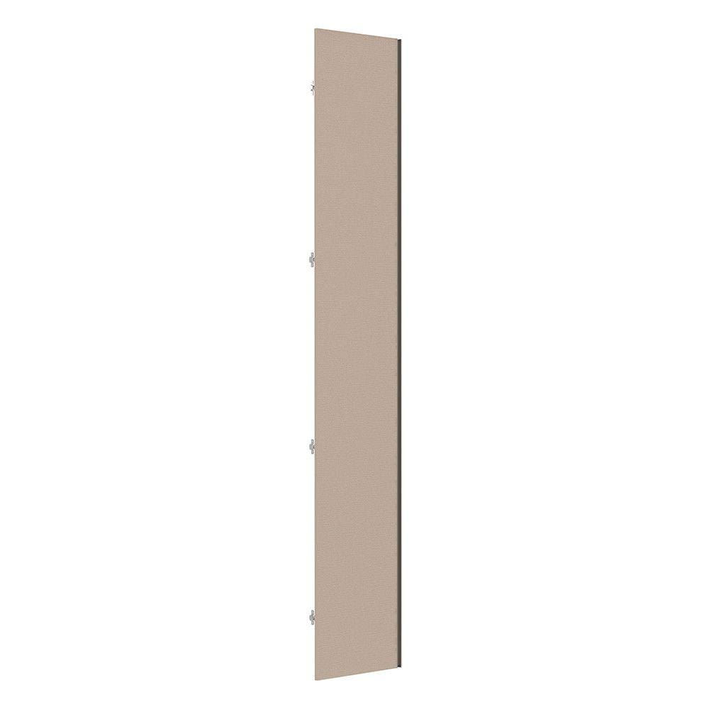 Porta Lateral Closet Individual para Roupeiro 4 Portas com Puxador Perfil Champagne Luciane Móveis