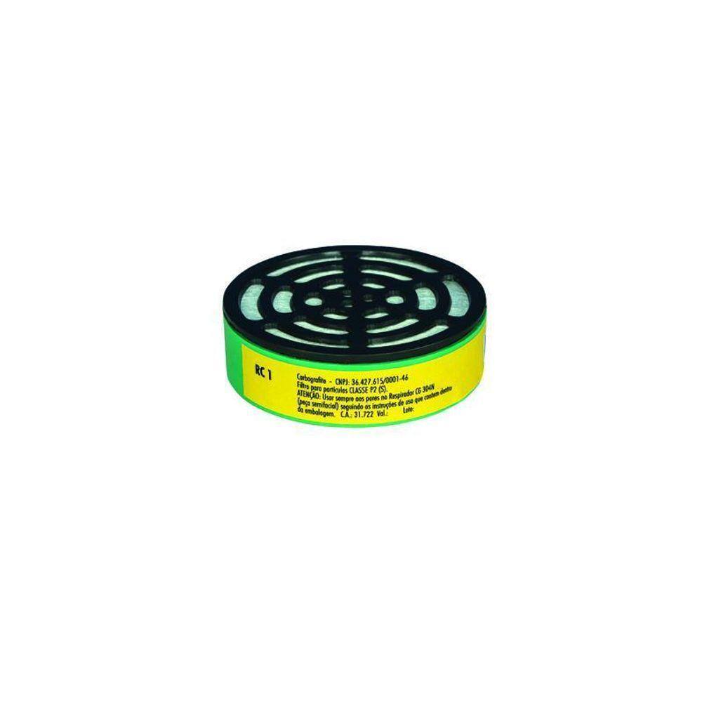Filtro P/Respirador Rc1P2 Carbografite