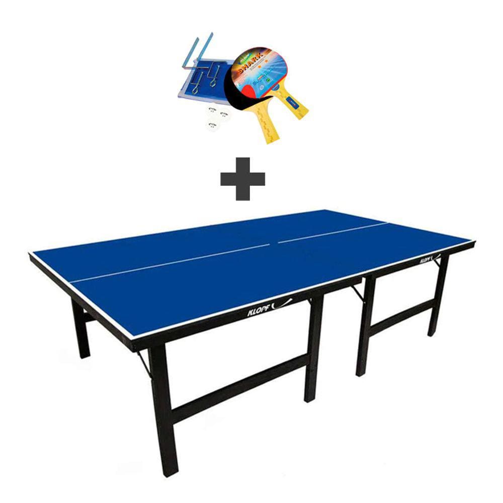 MESA DE PING PONG MDP 15mm 1001 KLOPF + KIT Completo 5031