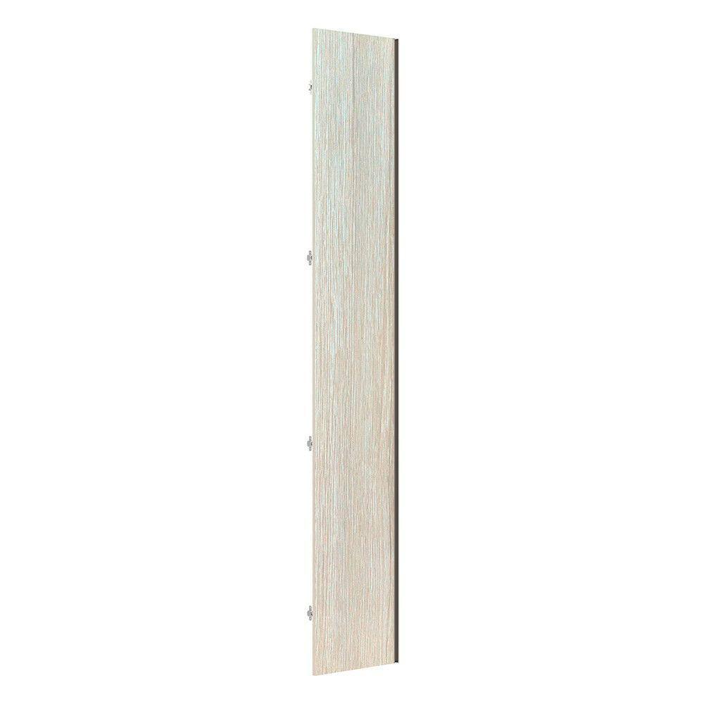 Porta Lateral Closet Individual para Roupeiro 4 Portas com Puxador Perfil Champagne Luciane Móveis