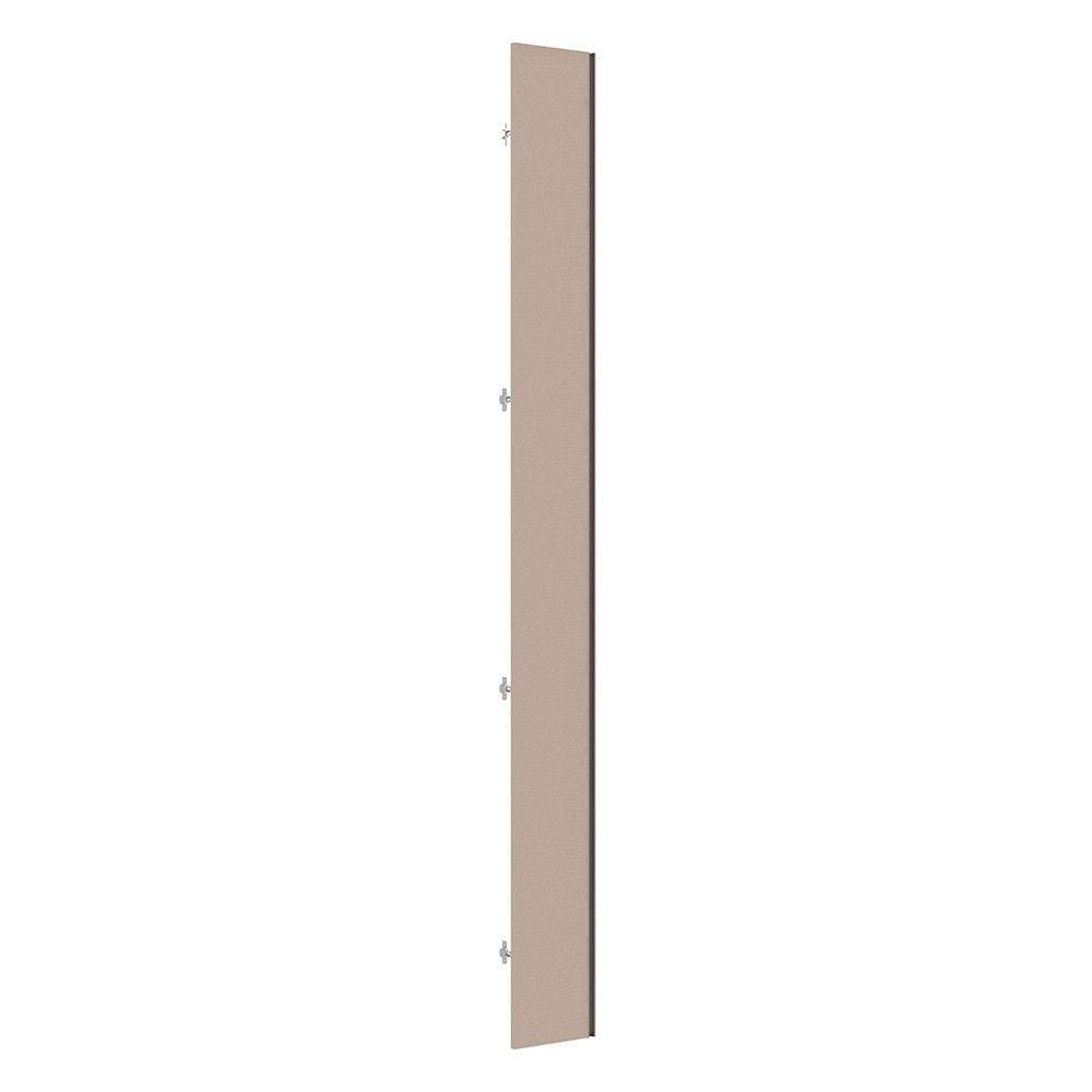 Porta para Closet Individual 25cm com Puxador Perfil Champagne Luciane Móveis