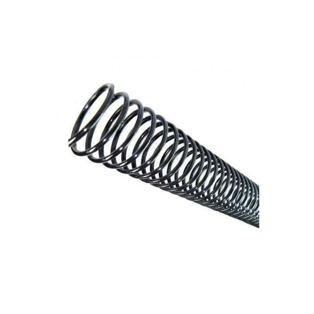 Espirais para Encadernação Preto 45mm 400 Folhas 16 unidades