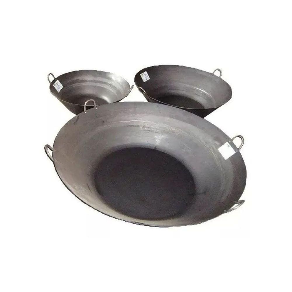 Tacho Beira Alta Preto Aço Carbono 31 Litros 60,5cm Diâmetro