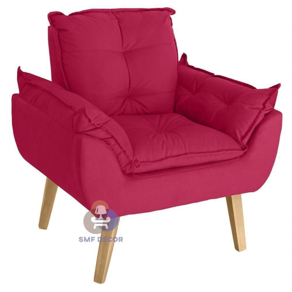 Poltrona Opala Vermelho