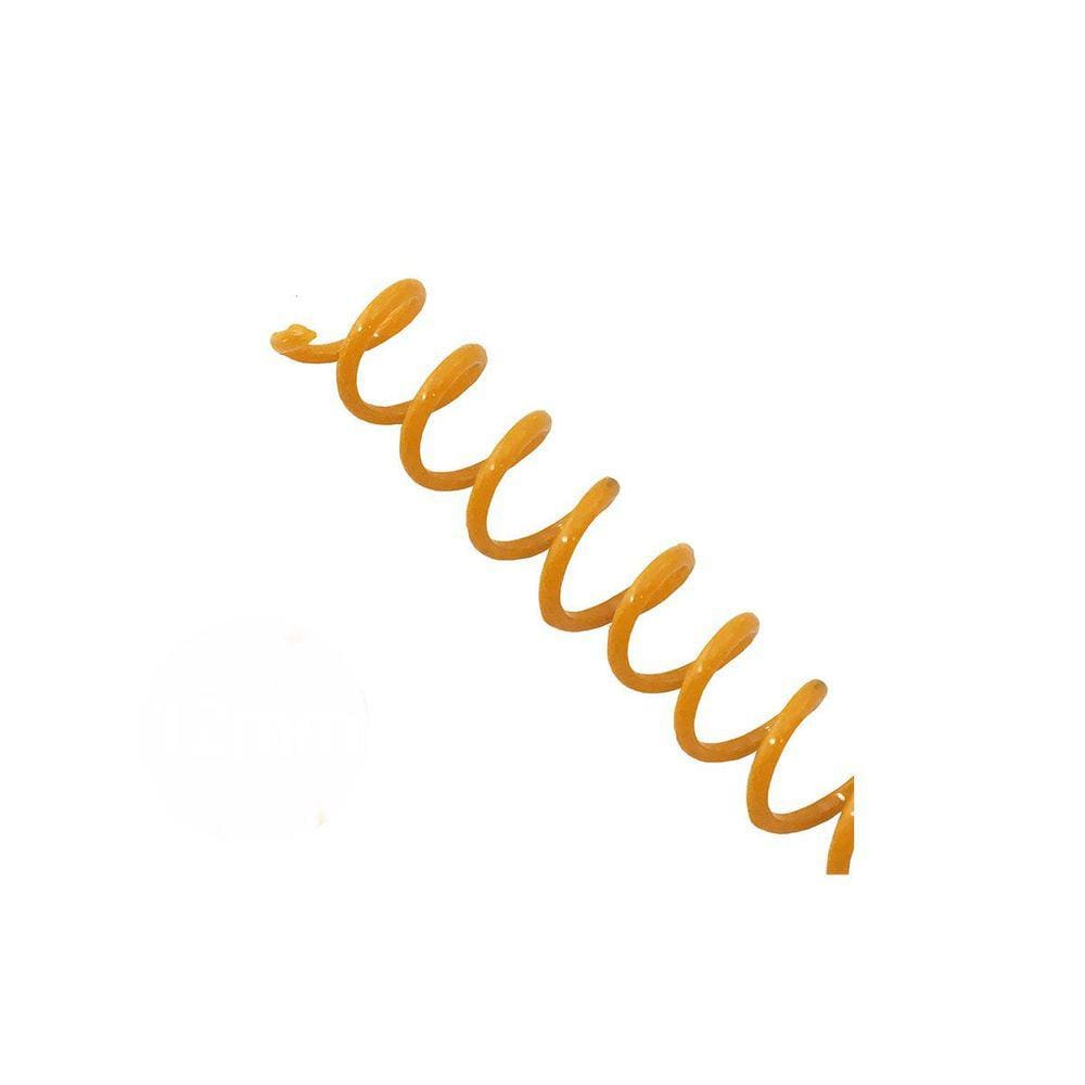 Espiral para Encadernação Laranja 17mm 100 Folhas 100 und