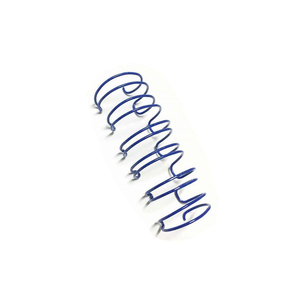 Wire-o Garra Duplo Anel 1”1/4 para 270 fls Ofício 2x1 Azul 25 und