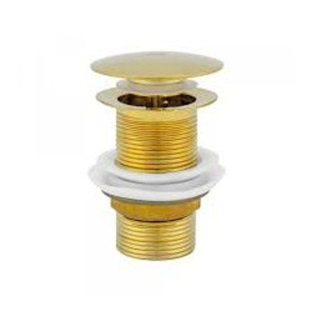 Válvula Click de Inox para Cubas - Dourada