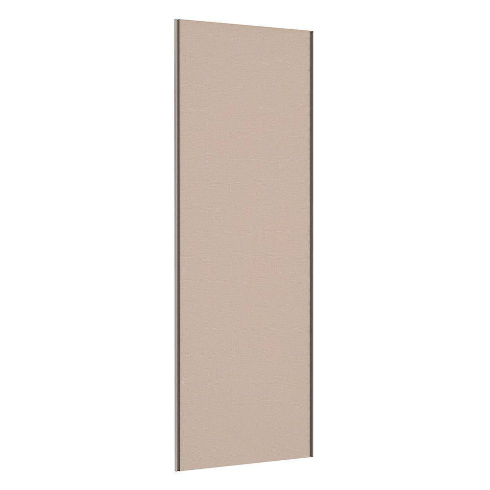 Porta de Correr Closet 80cm com Puxador Perfil Champagne e Kit Ferragem Prime Luciane Móveis
