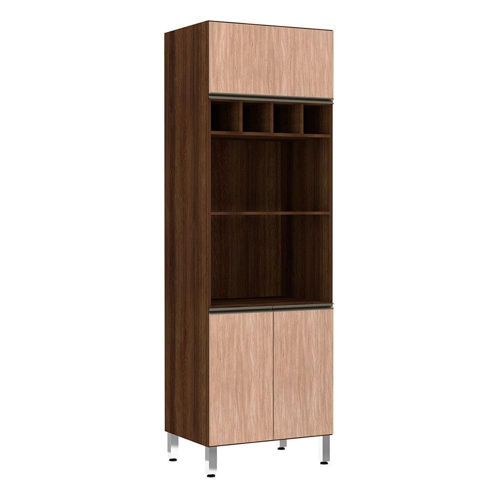 Paneleiro Jade 70 cm Duplo Nicho 3 Portas Luciane