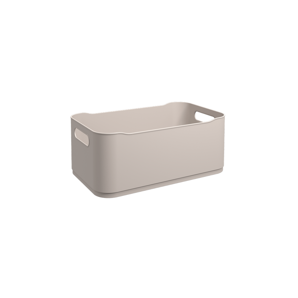 Cesta Organizadora Grande Coza Fit 30,5 x 18,5 x 12 cm Light Gray