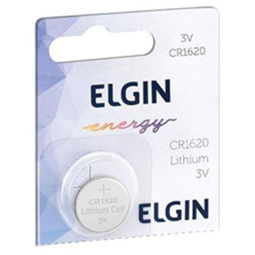 Bateria De Lítio Cr1620 Elgin 82303 - Unidade