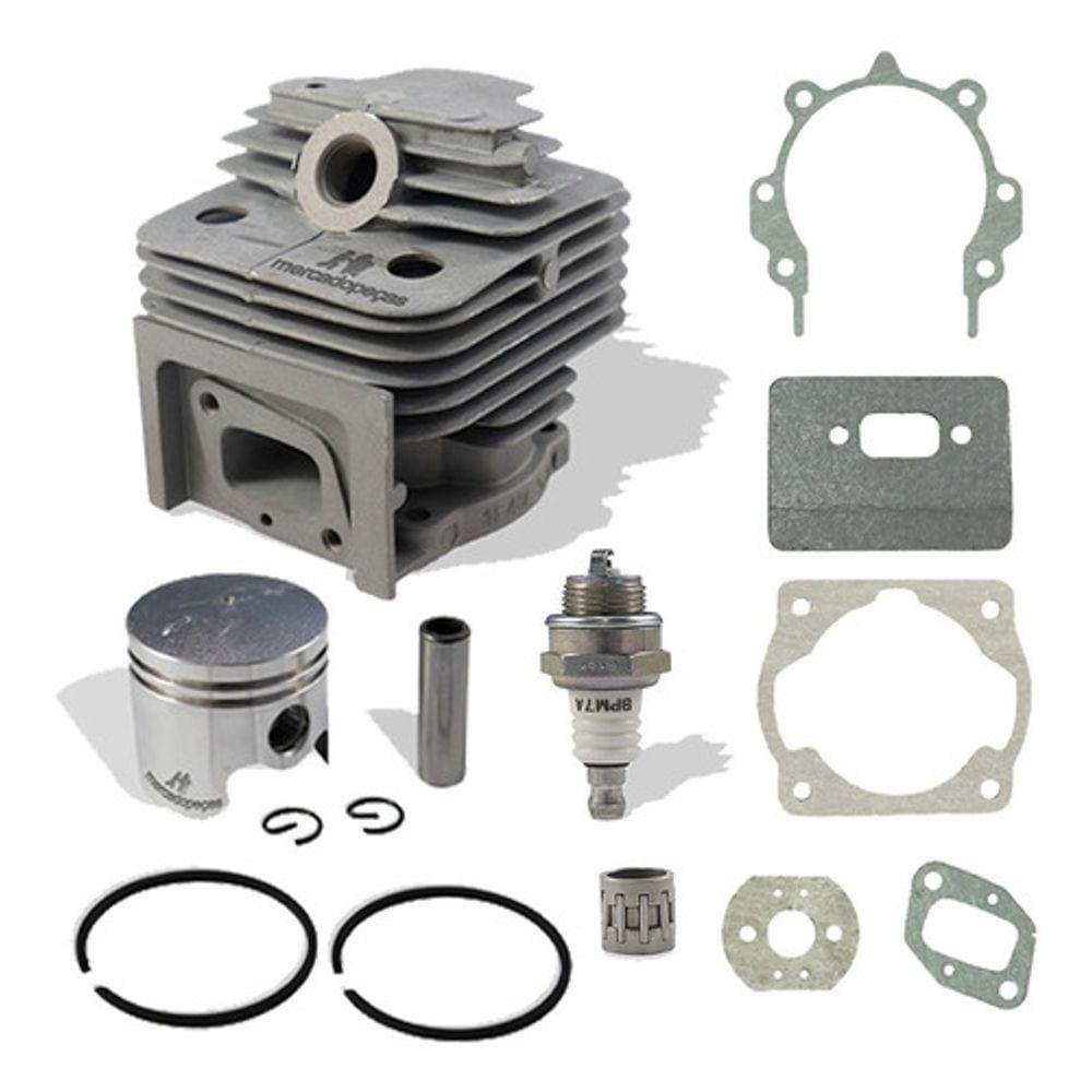 Cilindro Pistão Completo Vela Junta Roçadeira Garthen Cg550