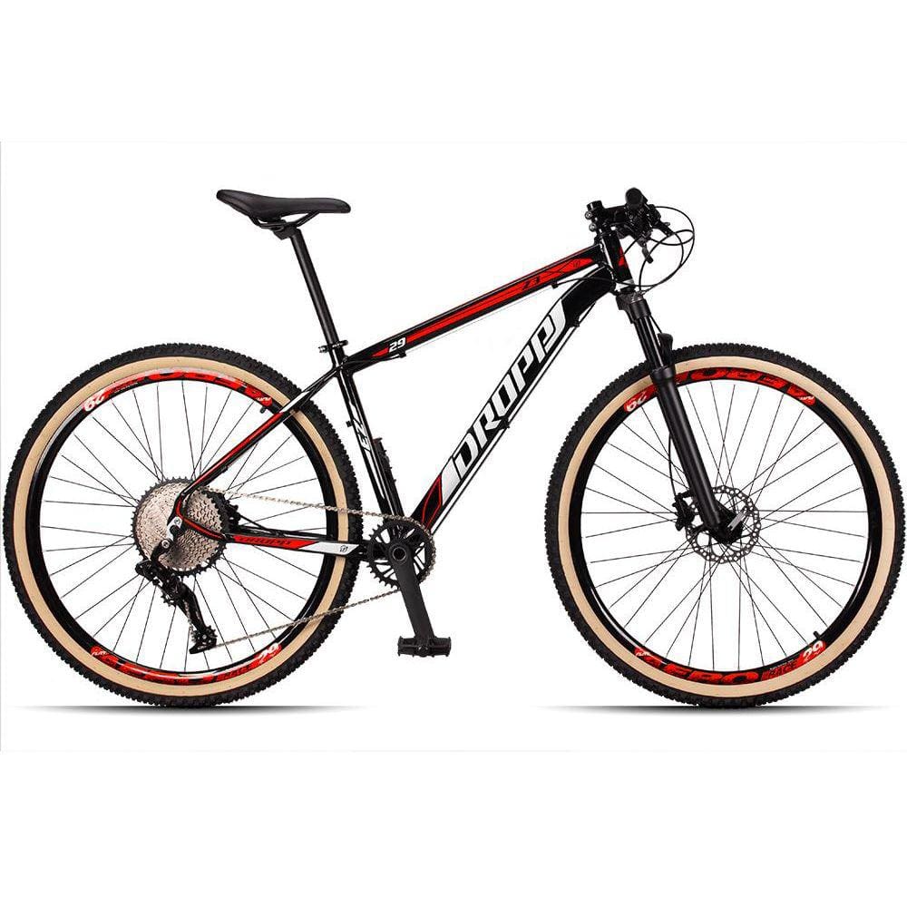Bicicleta Dropp Z3 Disc H Aro 29 Susp. Dianteira 12 Marchas - Preto/vermelho