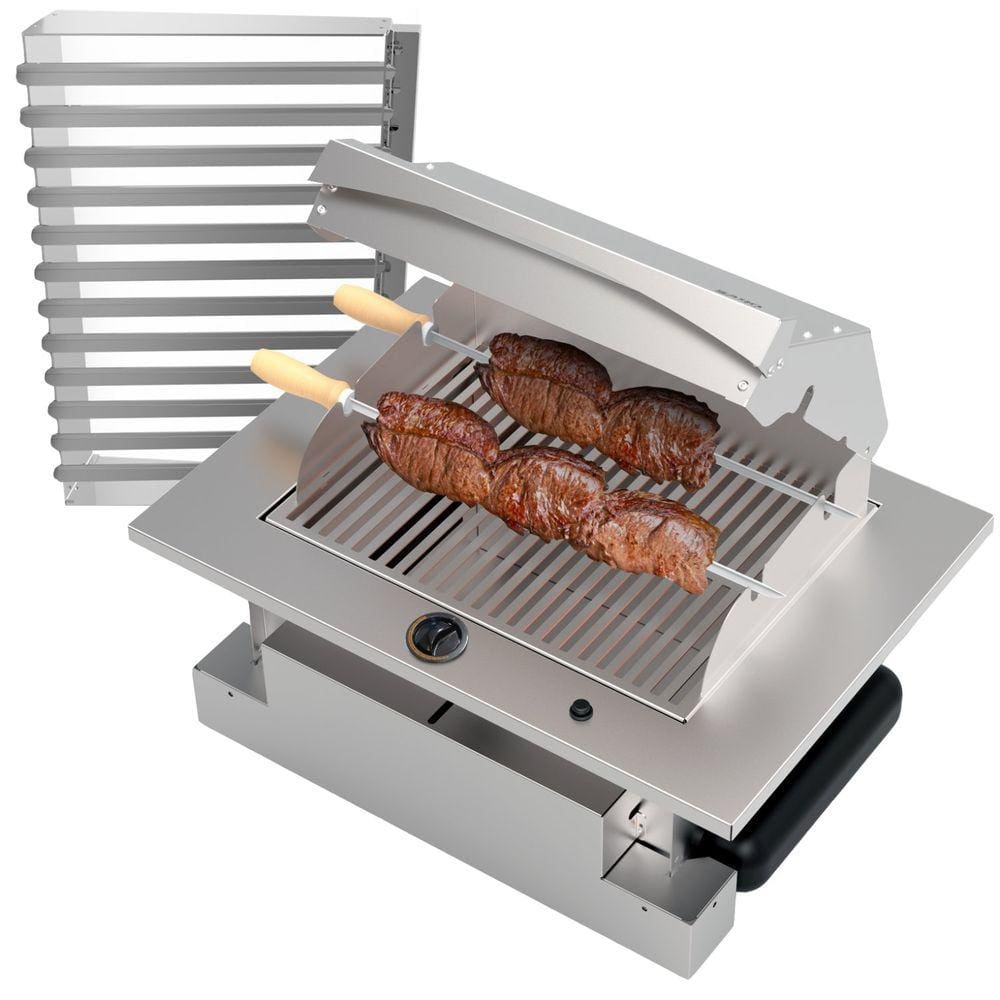 Churrasqueira Cooktop de Embutir à Gás GLP Saro