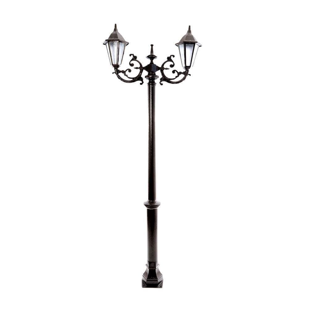 Poste Colonial De Jardim Porto Alegre Alumínio Fundido 226Cm