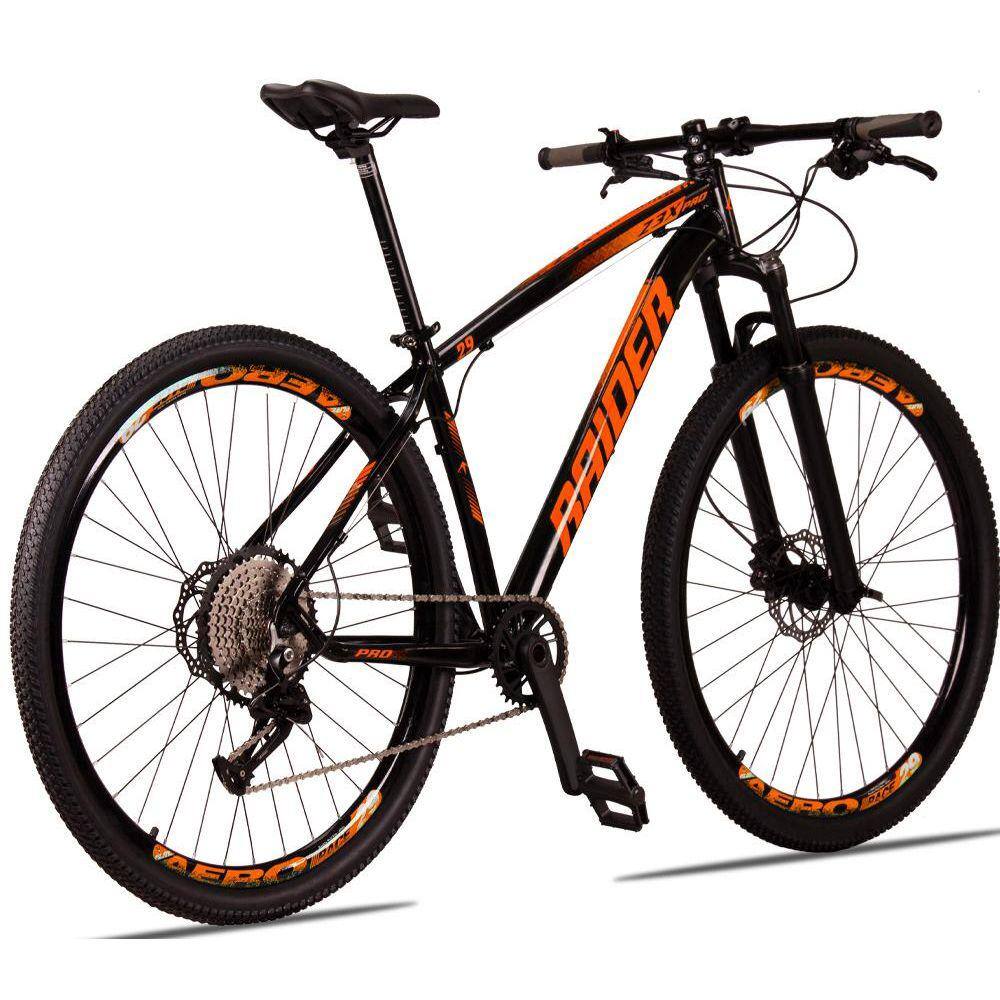 Bicicleta Raider Z3x Disc H Aro 29 Susp. Dianteira 12 Marchas - Laranja/preto