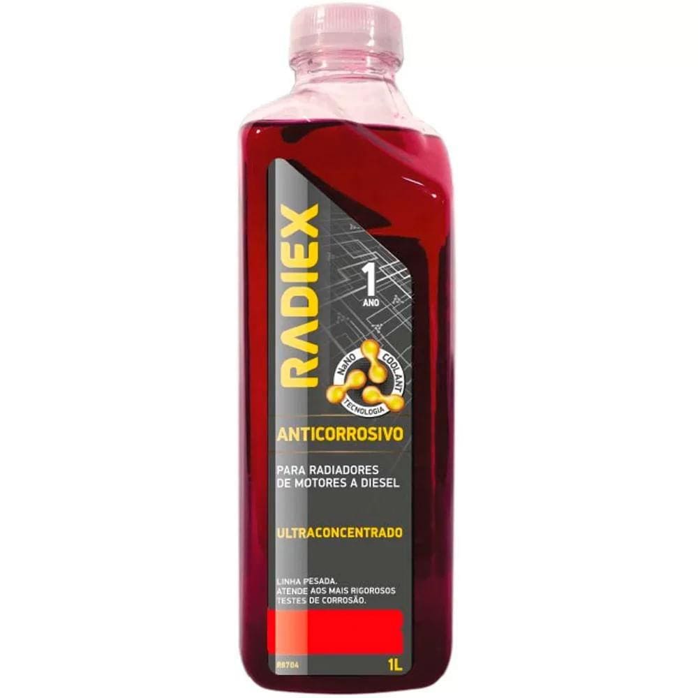 Aditivo Radiador Anticorrosivo 1 Unidade 1 Litro Vermelho