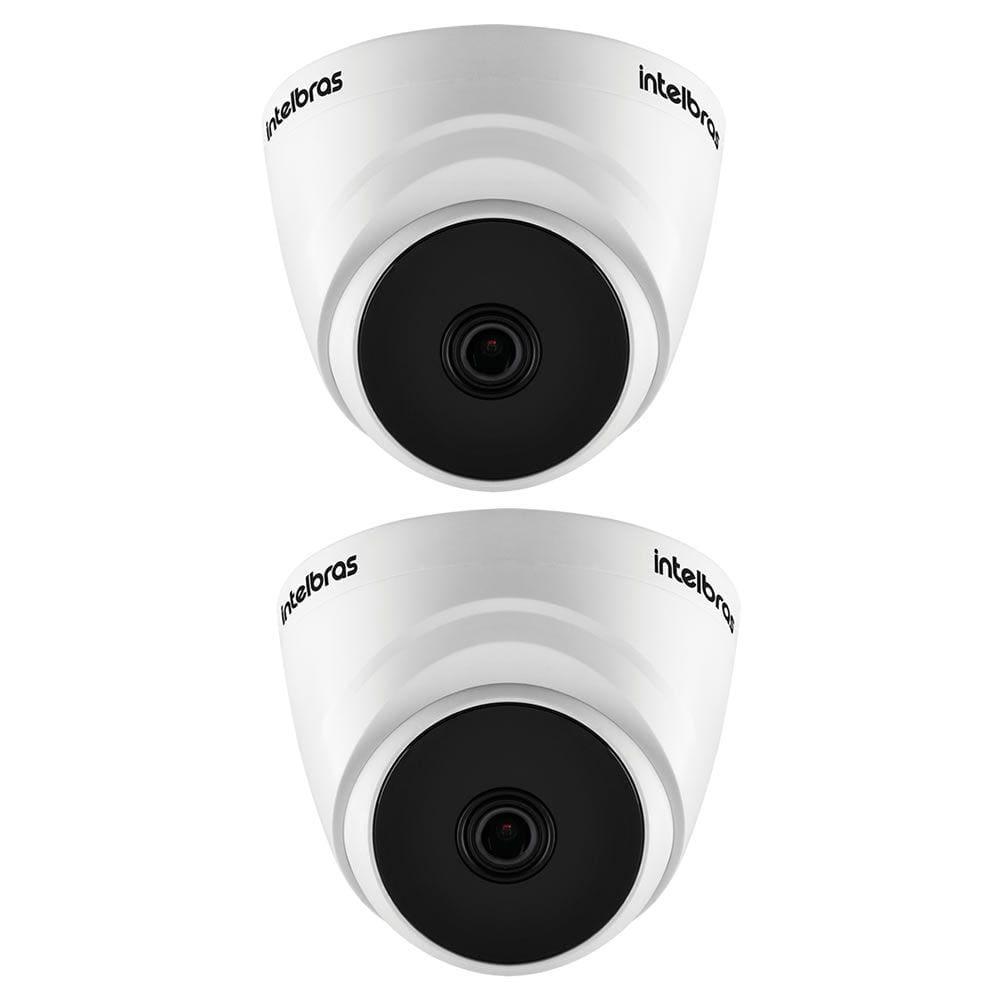 Kit 2 Câmeras Multi HD 2 Megapixels 2.8mm 20m VHD 1220 D G7 Intelbras