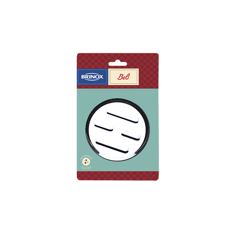 Descansa Copos 6 Peças Brinox Beli Ø 9 cm Aço Inox