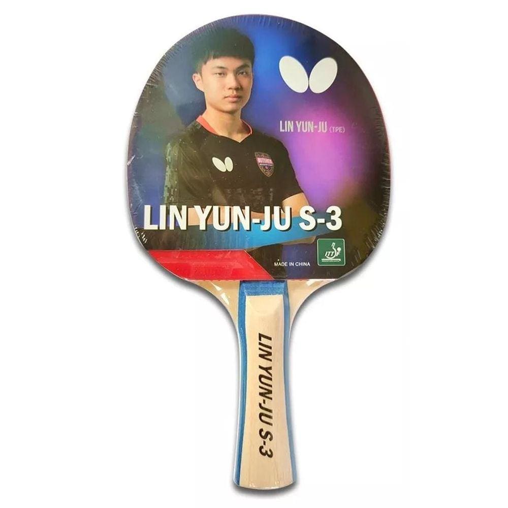 Raquete Tênis De Mesa Clássica Lin Yun-ju S-3 Butterfly