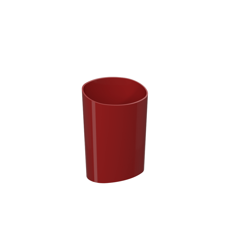Escorredor De Talheres Coza Glass 11,7 x 8,1 x 16,2 cm Vermelho Bold