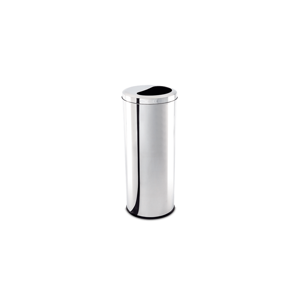 Lixeira Meia Lua Brinox Decorline 16,5 Litros Ø 20 x 59 cm Aço Inox