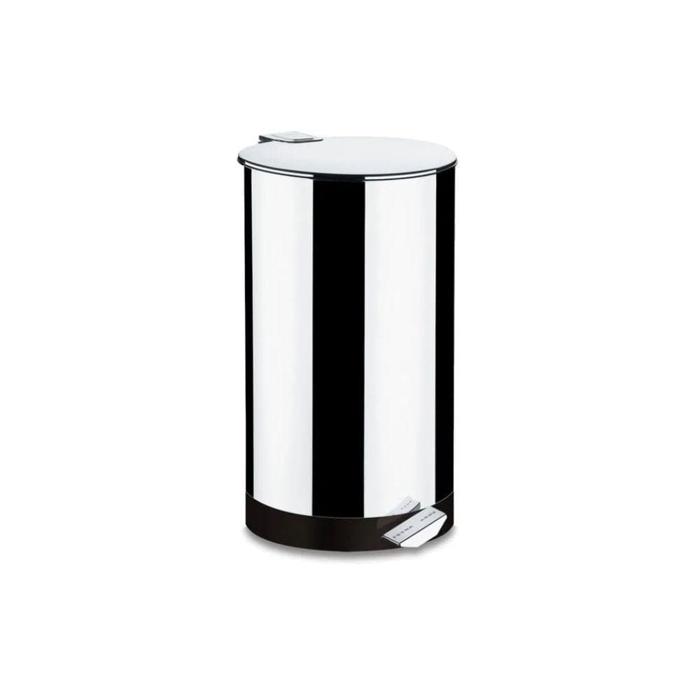 Lixeira Com Pedal Brinox Decorline 50 Litros Aço Inox
