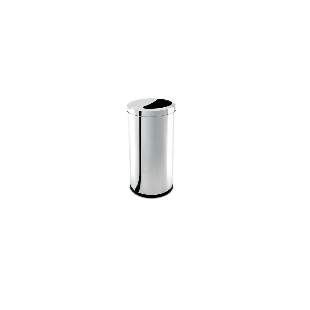 Lixeira Meia Lua Brinox Decorline 40,5 Litros Ø 30 x 60 cm Aço Inox