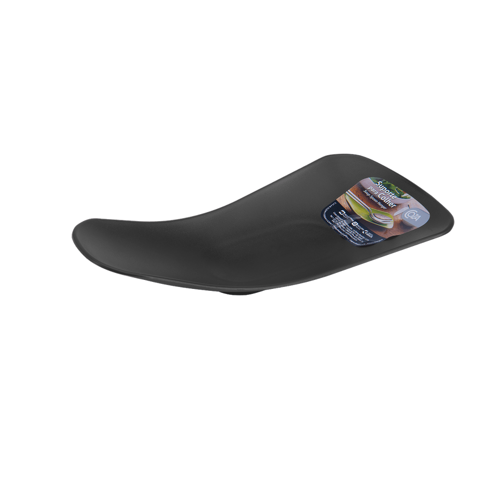 Suporte para Colher Coza Mix 21,5 x 10,6 x 4,5 cm Preto