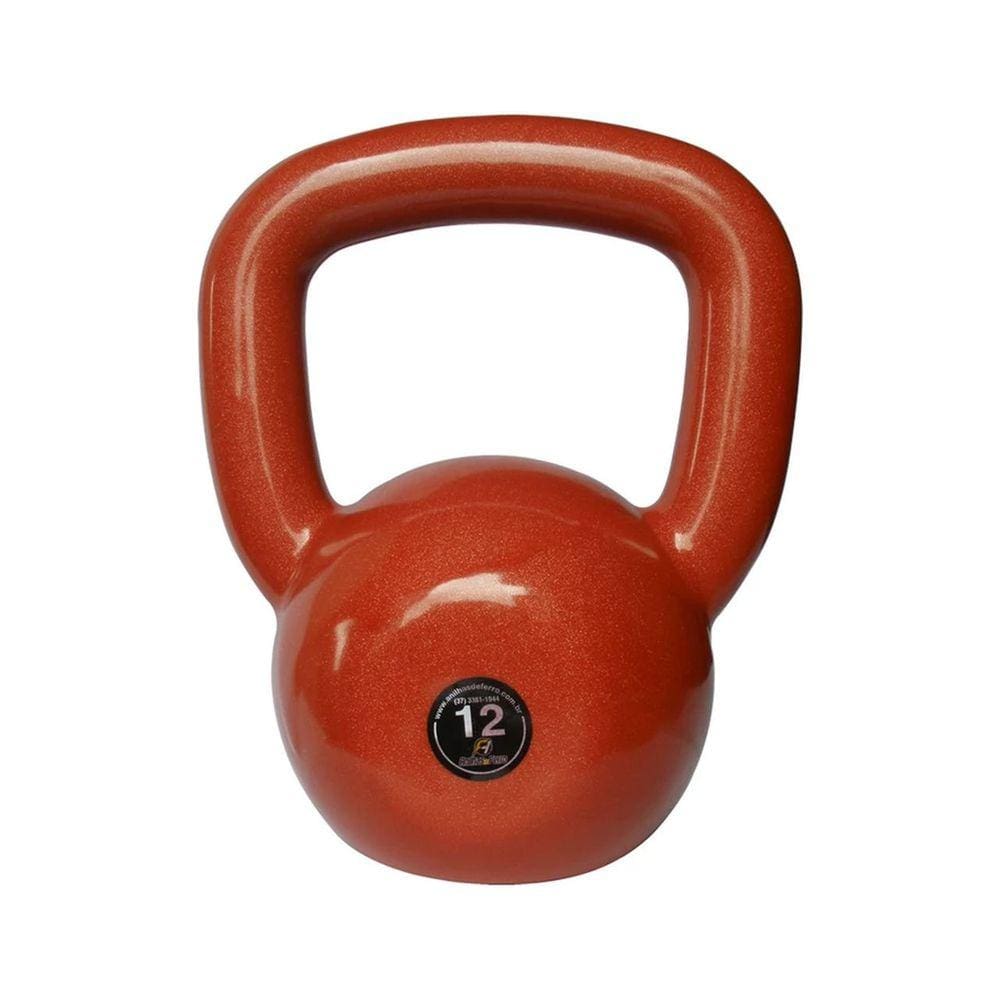 Kettlebell Emborrachado Treinamento Funcional Fitness 12,0kg