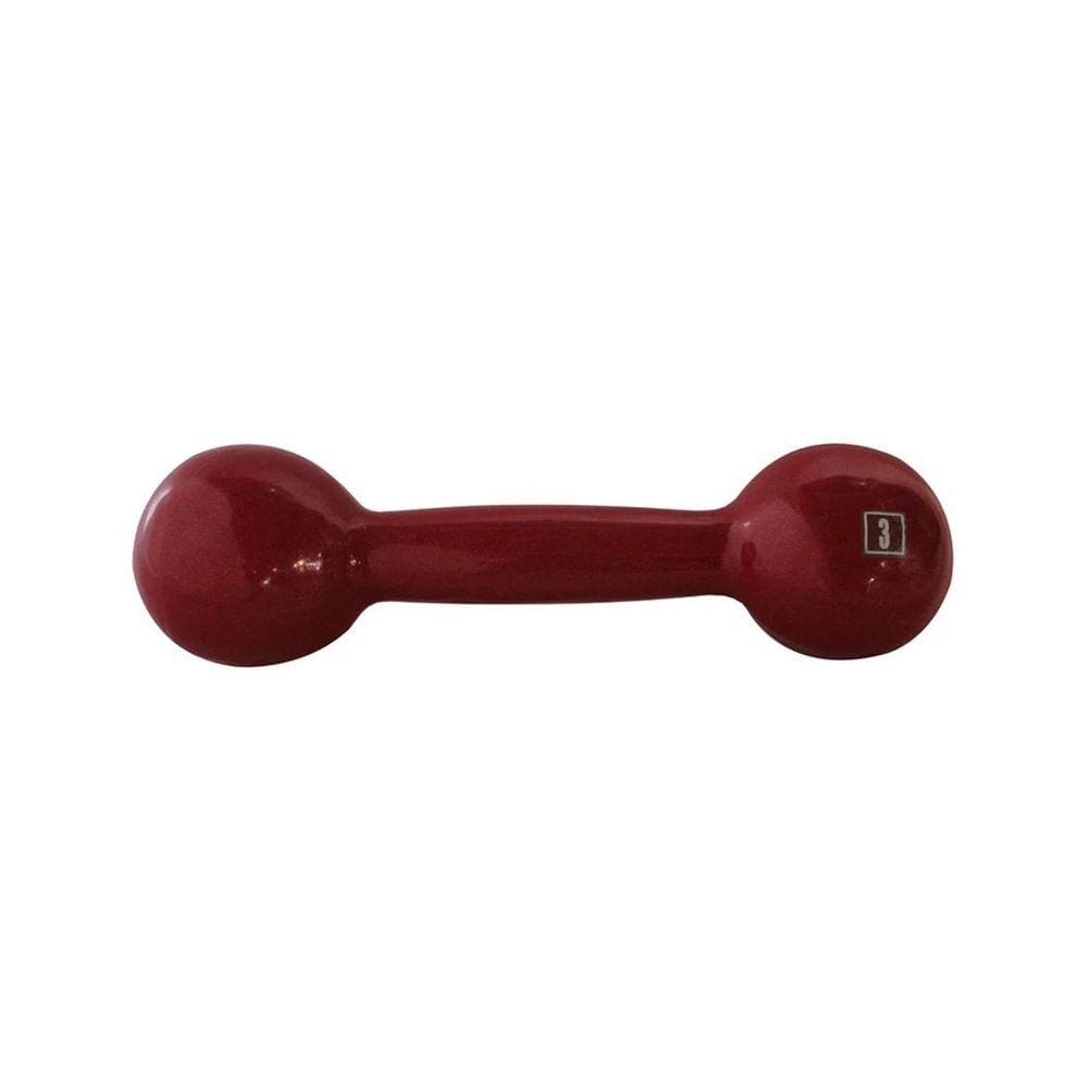 Halteres Ferro Fundido Emborrachado Crossfit Academia 3,0kg