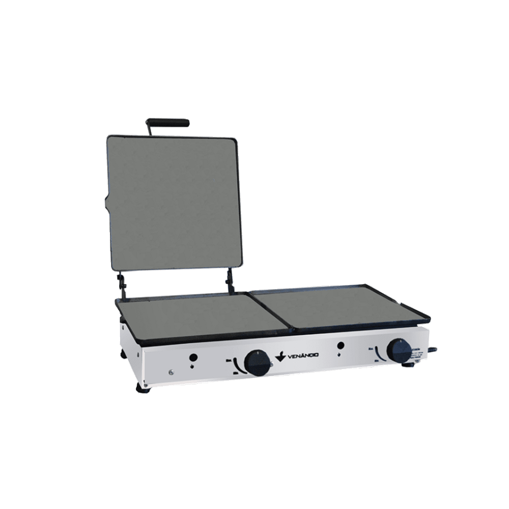 Sanduicheira Conjugada A Gás Inox Com Prensa E Gaveta Venâncio S70CG