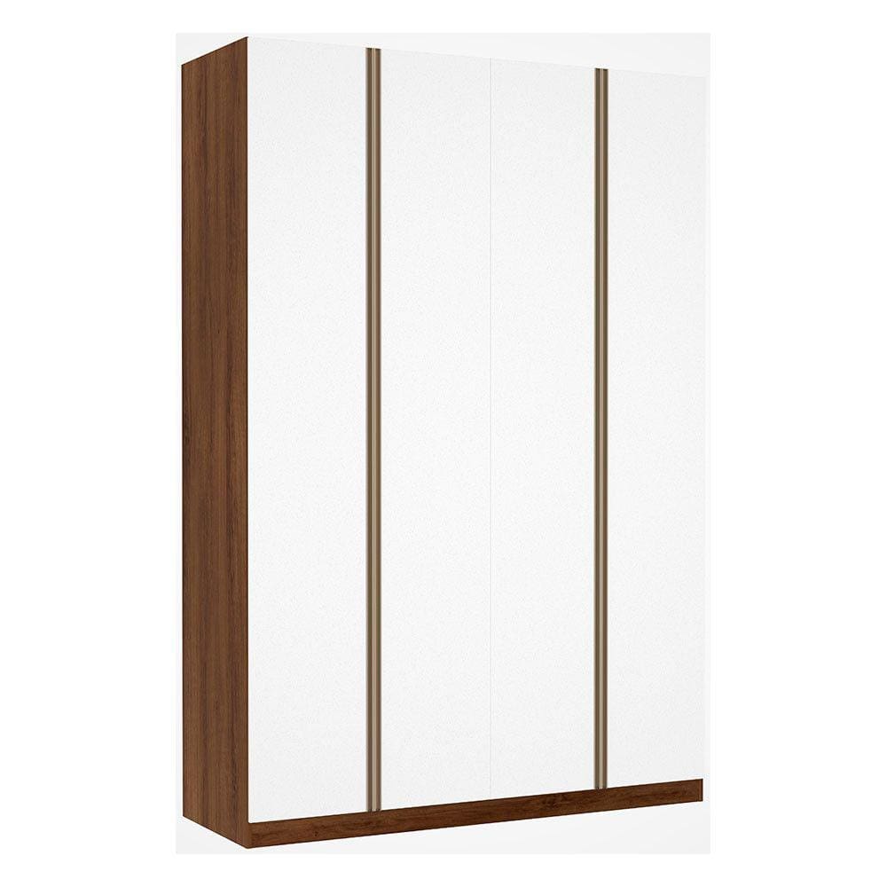 Guarda Roupa 4 Portas 3 Gavetas 159 cm Prime Luciane Móveis