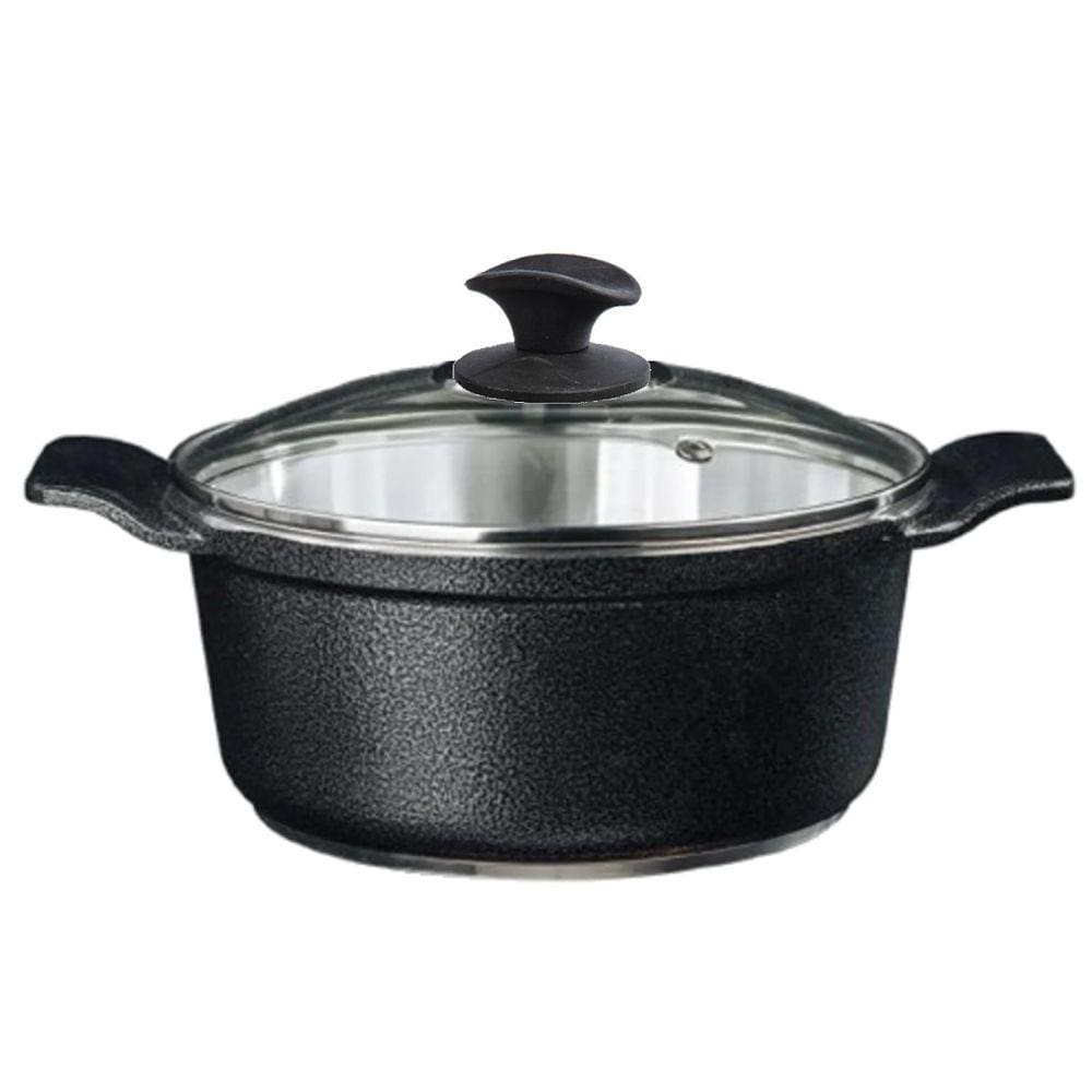 Caçarola Preto Craqueado Alumínio Usinado Javali AA 16cm